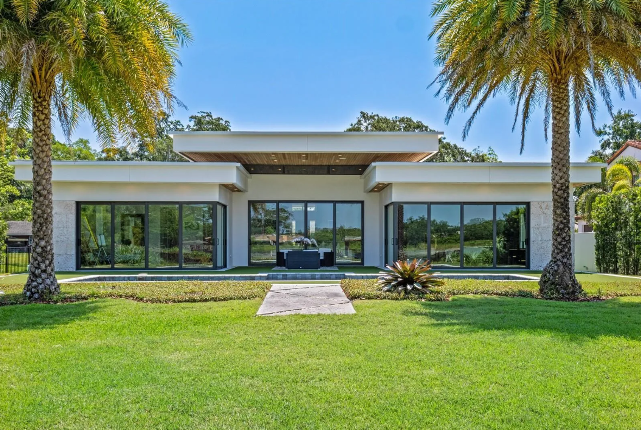 This waterfront Orlando home is a mid-century modern masterpiece