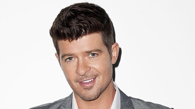 Robin Thicke has recheduled his Universal Orlando Mardi Gras appearance for June 7.