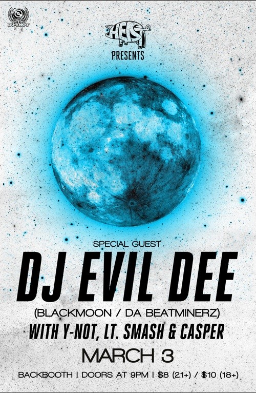 UPDATE: DJ Evil Dee (of Beatminerz) replacing Pete Rock at Back Booth!