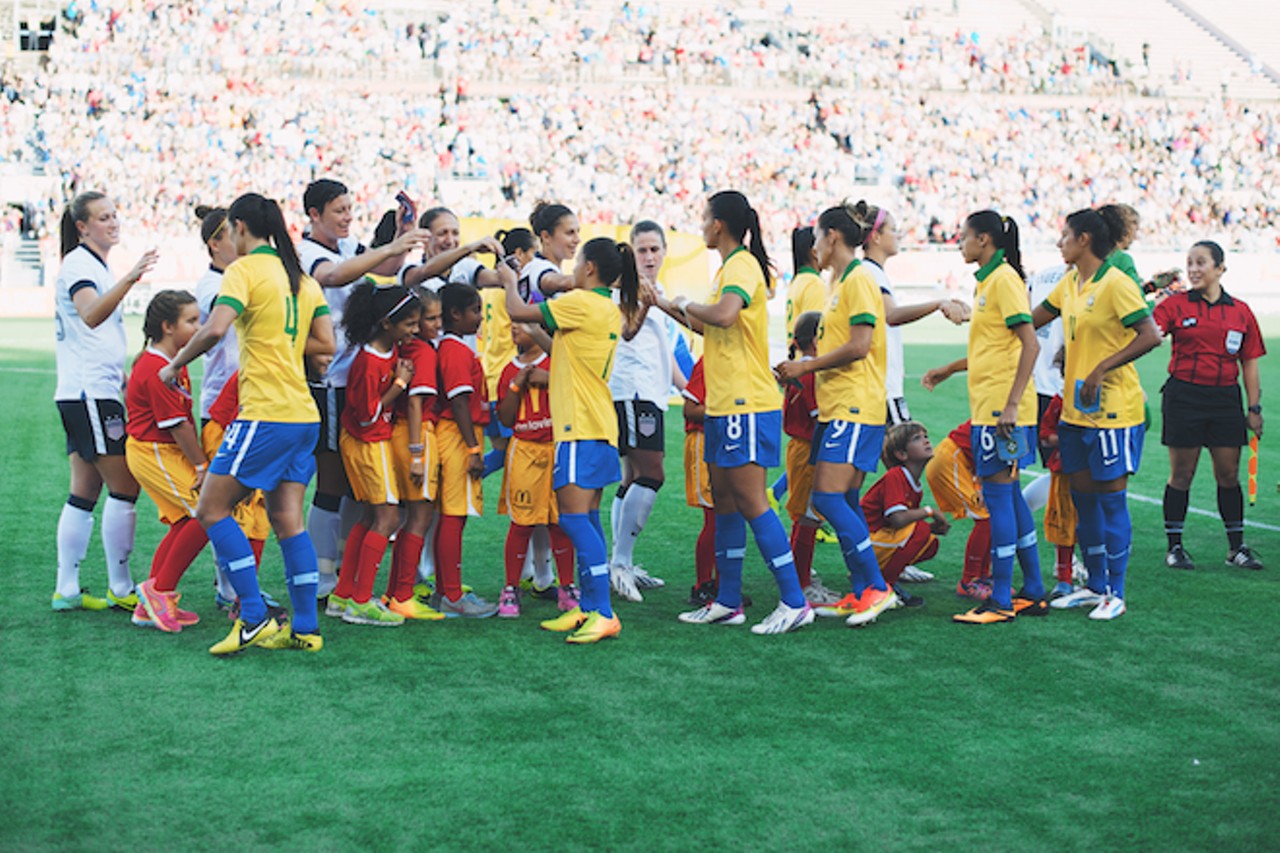 U.S. women's national soccer team defeats Brazil at the Citrus Bowl