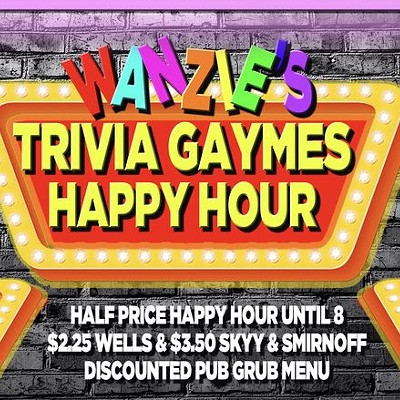 Wanzie’s Happy Hour Trivia Tv Gayme Show