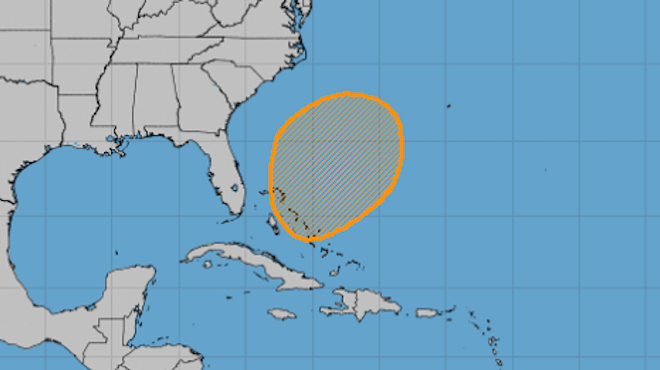 Weather system just east of Florida has 50 percent chance of development, says National Hurricane Center