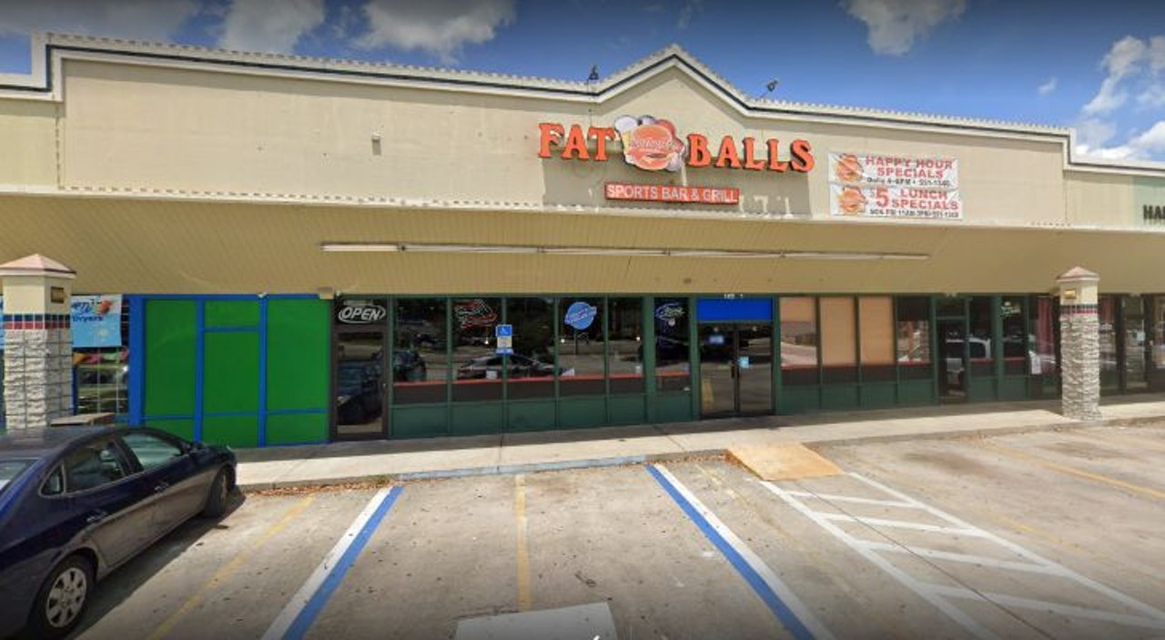 Fatballs Sports Bar and Grill
7457 103rd St., Jacksonville
Fatballs had a bad reputation and didn&#146;t keep Taffer&#146;s suggested renaming, Bayou Bar & Grill. The bar&#146;s owners reverted to their original name after the building&#146;s makeover and the bar then closed in 2019. The space that Fatballs once inhabited is still vacant.
Photo via Google Maps