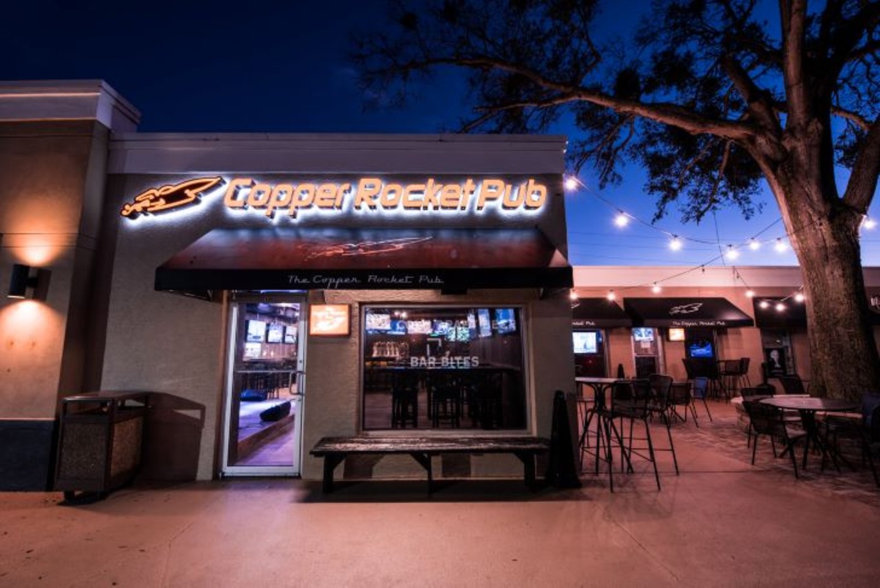 The Copper Rocket
106 Lake Ave., Maitland
The episode that addressed the bar&#146;s salmonella problem was delayed while Spike TV transformed into Paramount Network. The person who owned the Copper Rocket at that time then sold it before the episode aired, but the new owners kept the name.
Photo via The Copper Rocket&#146;s website