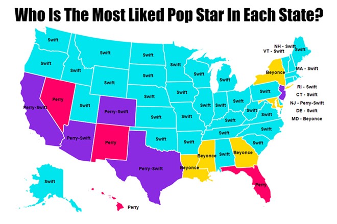 Who is Florida's favorite pop star?
