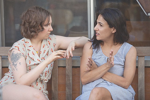 PHOTO OF LENA DUNHAM AND JENNI KONNER BY JESSICA MIGLIO FOR HBO