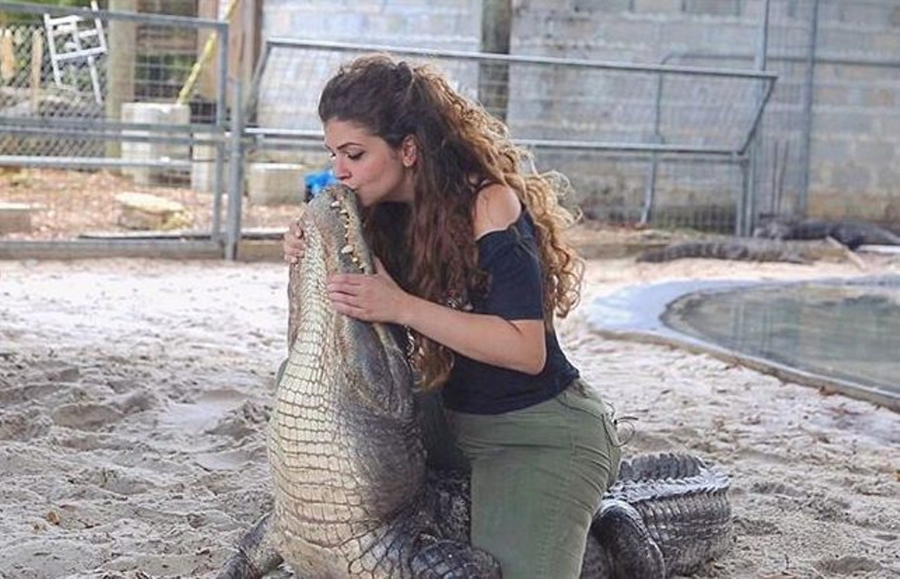 You should be following this Florida woman's gator-wrestling Instagram